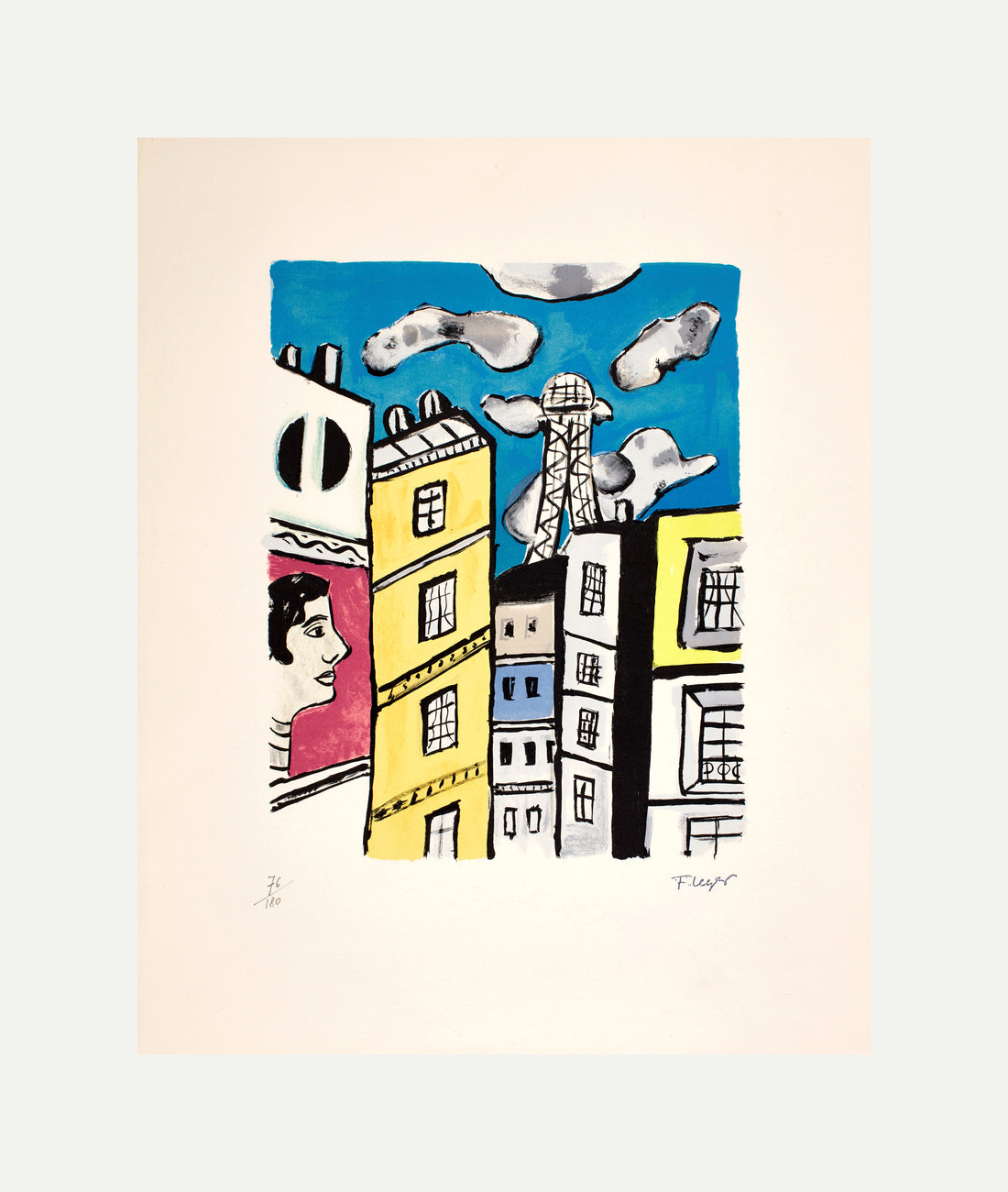 Fernand Léger, La Tour Eiffel — rolled canvas