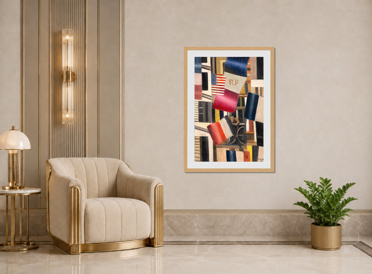 Fernand Léger, L’Armistice — art deco roomset