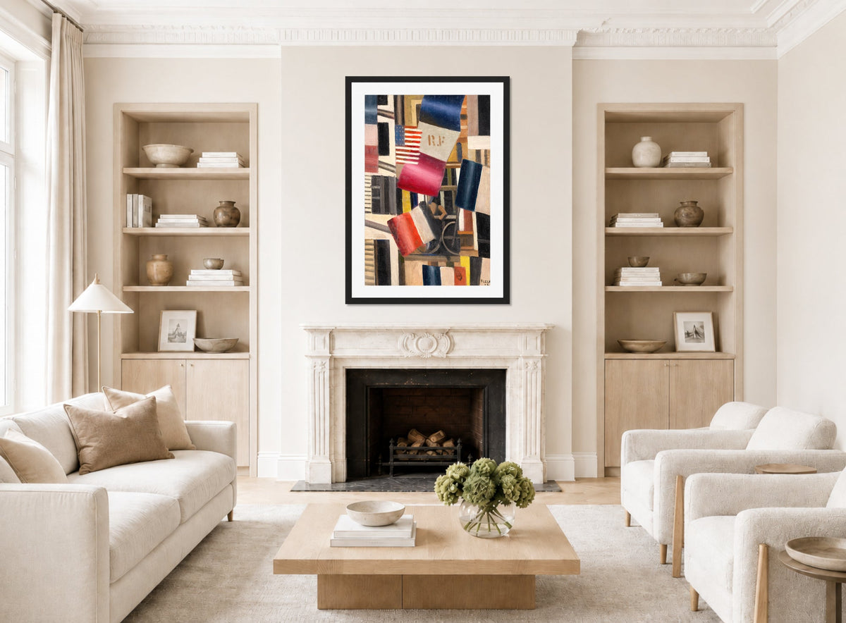 Fernand Léger, L’Armistice — living room roomset