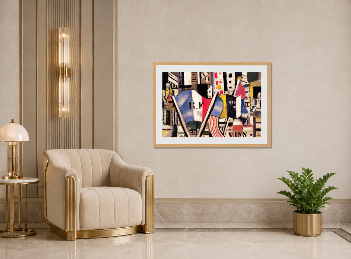 Fernand Léger, Le 14 juillet 1918 à Vernon — art deco roomset