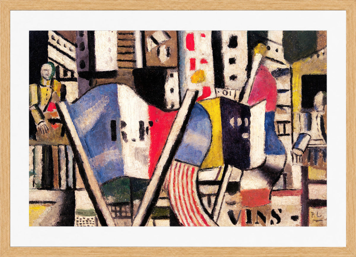 Fernand Léger, Le 14 juillet 1918 à Vernon — oak frame