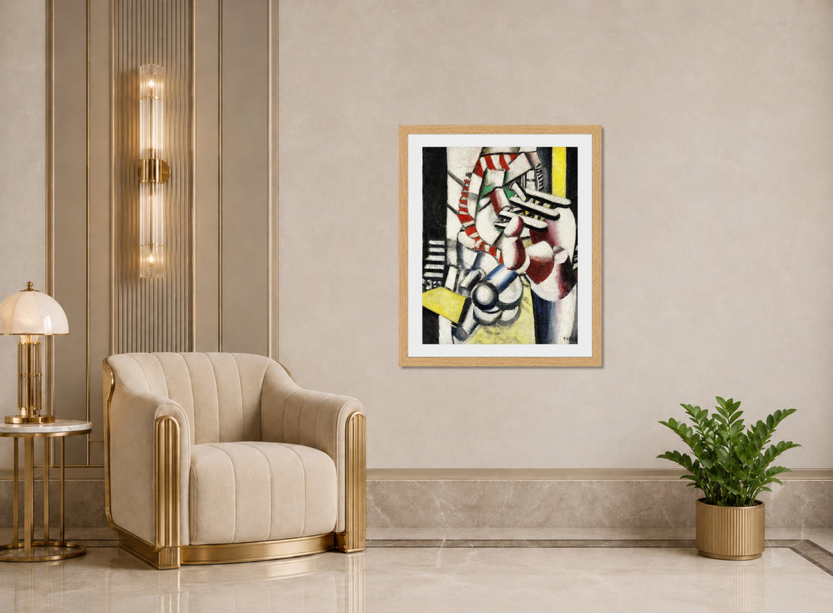 Fernand Léger, Le Blessé — art deco roomset