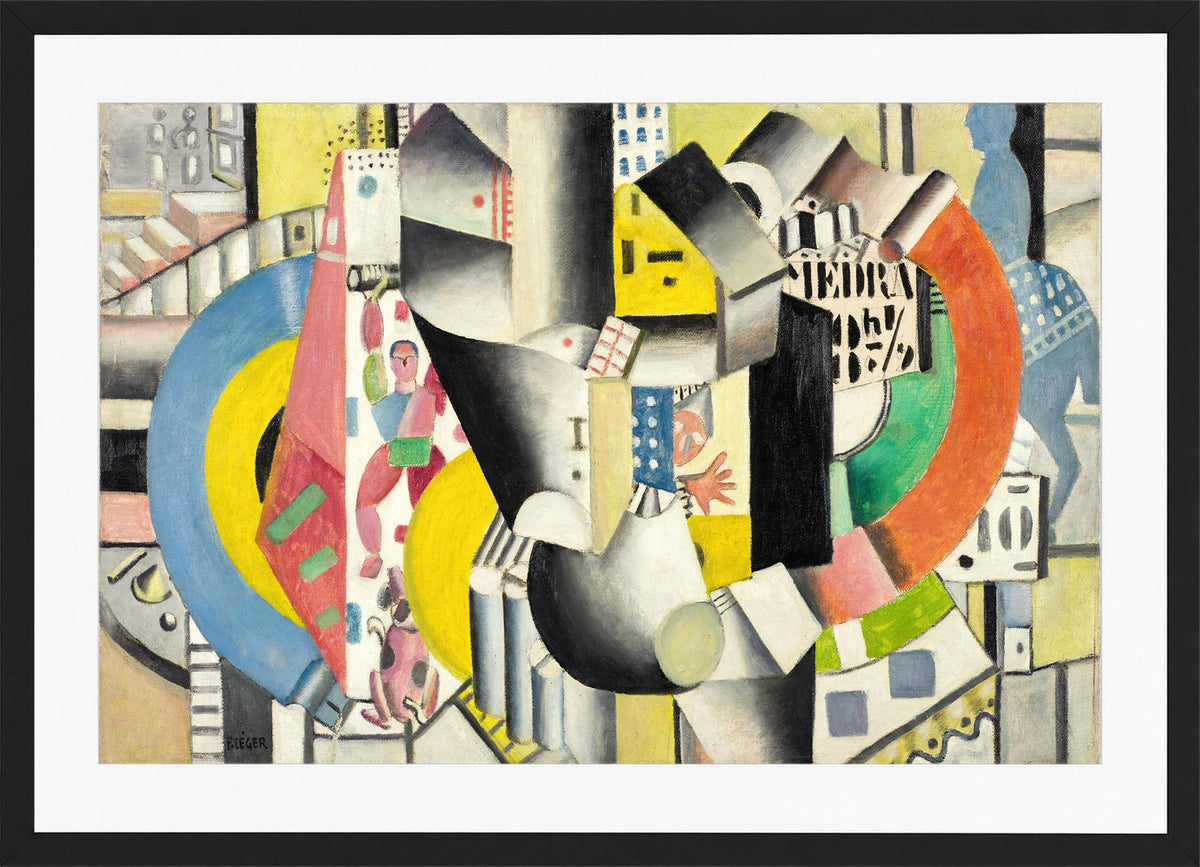 Fernand Léger, Le Cirque Médrano — black frame