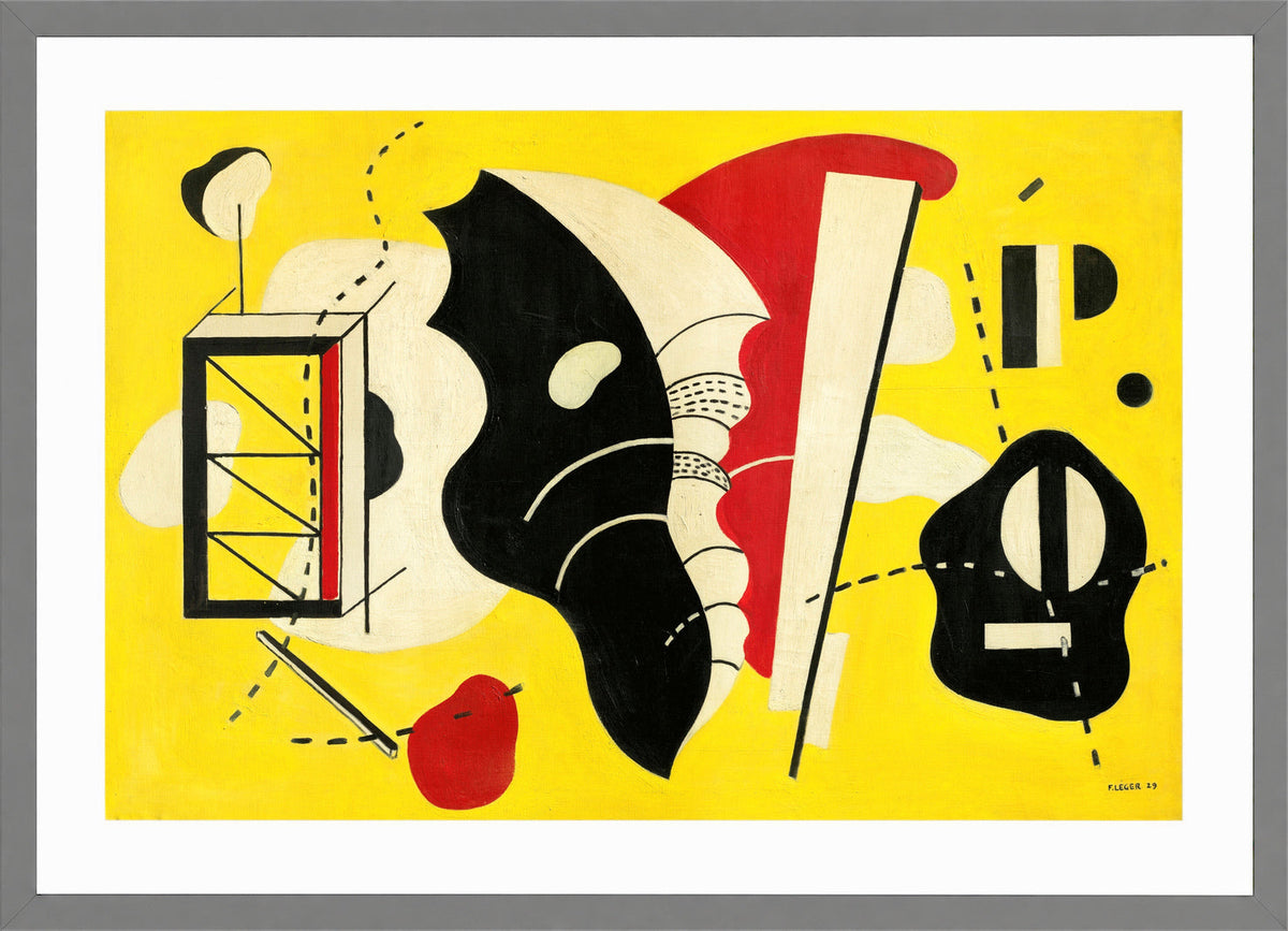 Fernand Léger, Le coquillage — light grey frame