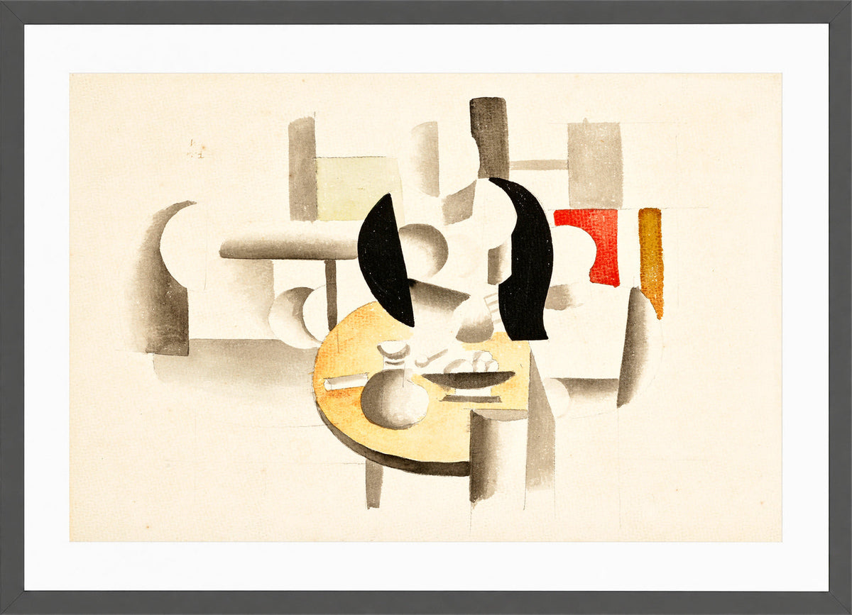 Fernand Léger, Le Déjeuner — dark grey frame