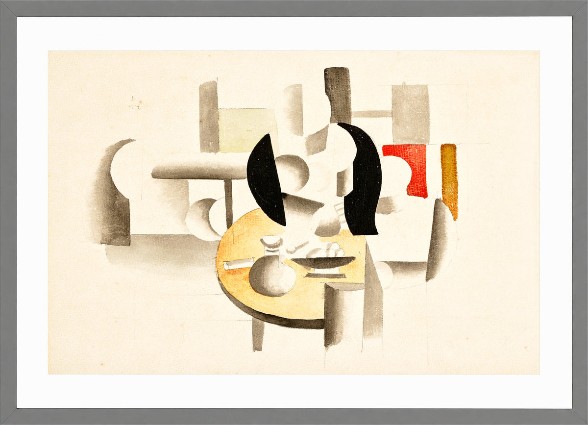 Fernand Léger, Le Déjeuner — light grey frame