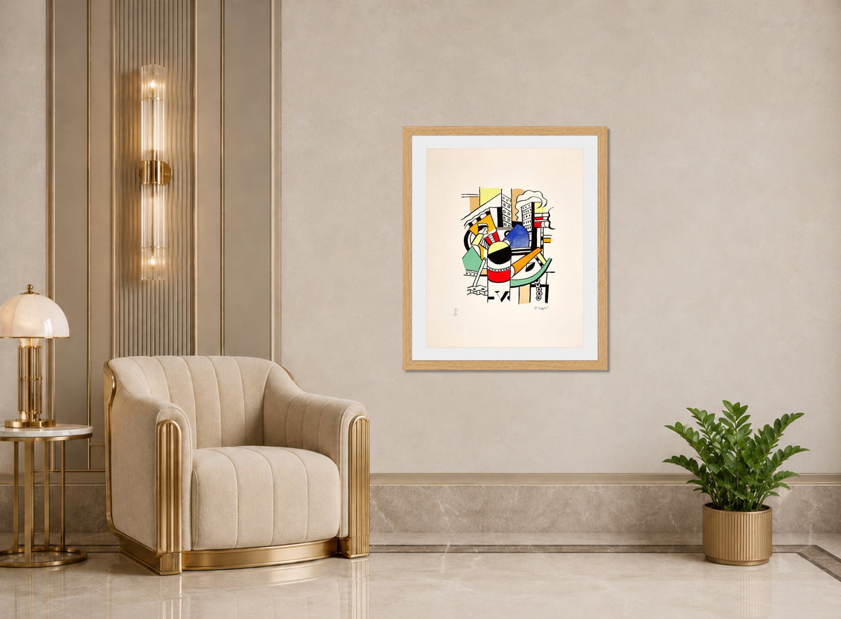 Fernand Léger, Le Remorqueur dans la ville — art deco roomset