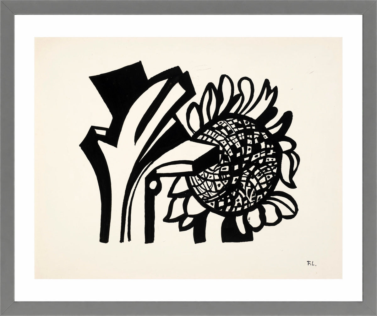 Fernand Léger, Le Tournesol — light grey frame