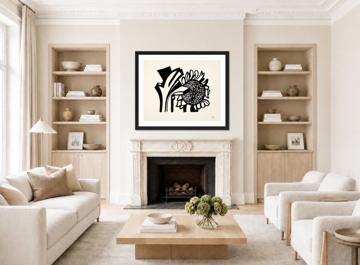 Fernand Léger, Le Tournesol — living room roomset