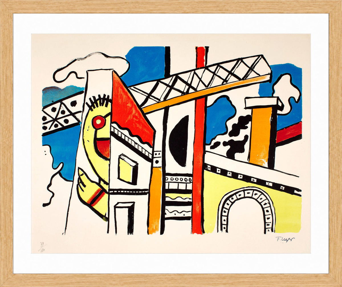 Fernand Léger, Le Viaduc — oak frame