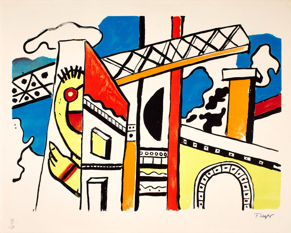 Fernand Léger, Le Viaduc — unframed