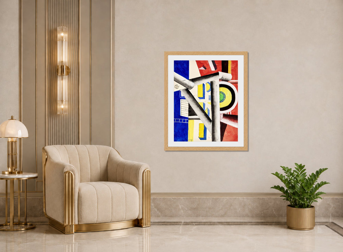 Fernand Léger, L’Echafaudage — art deco roomset