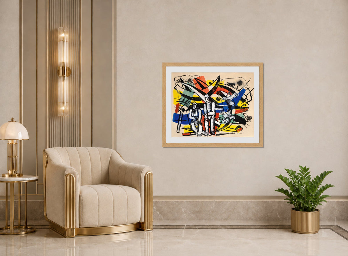 Fernand Léger, Les Colombes — art deco roomset
