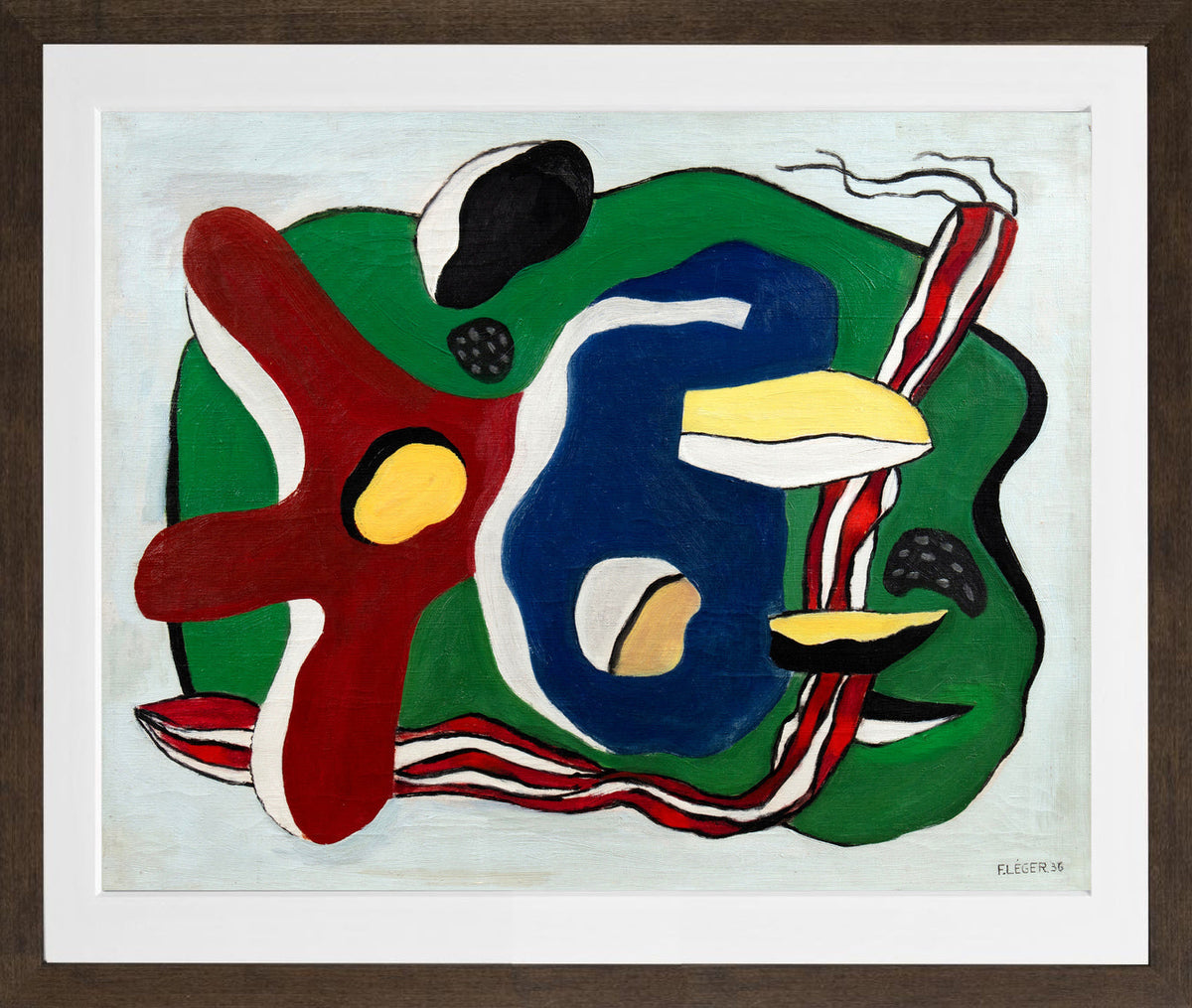 Fernand Léger, L’Étoile de mer — brown frame