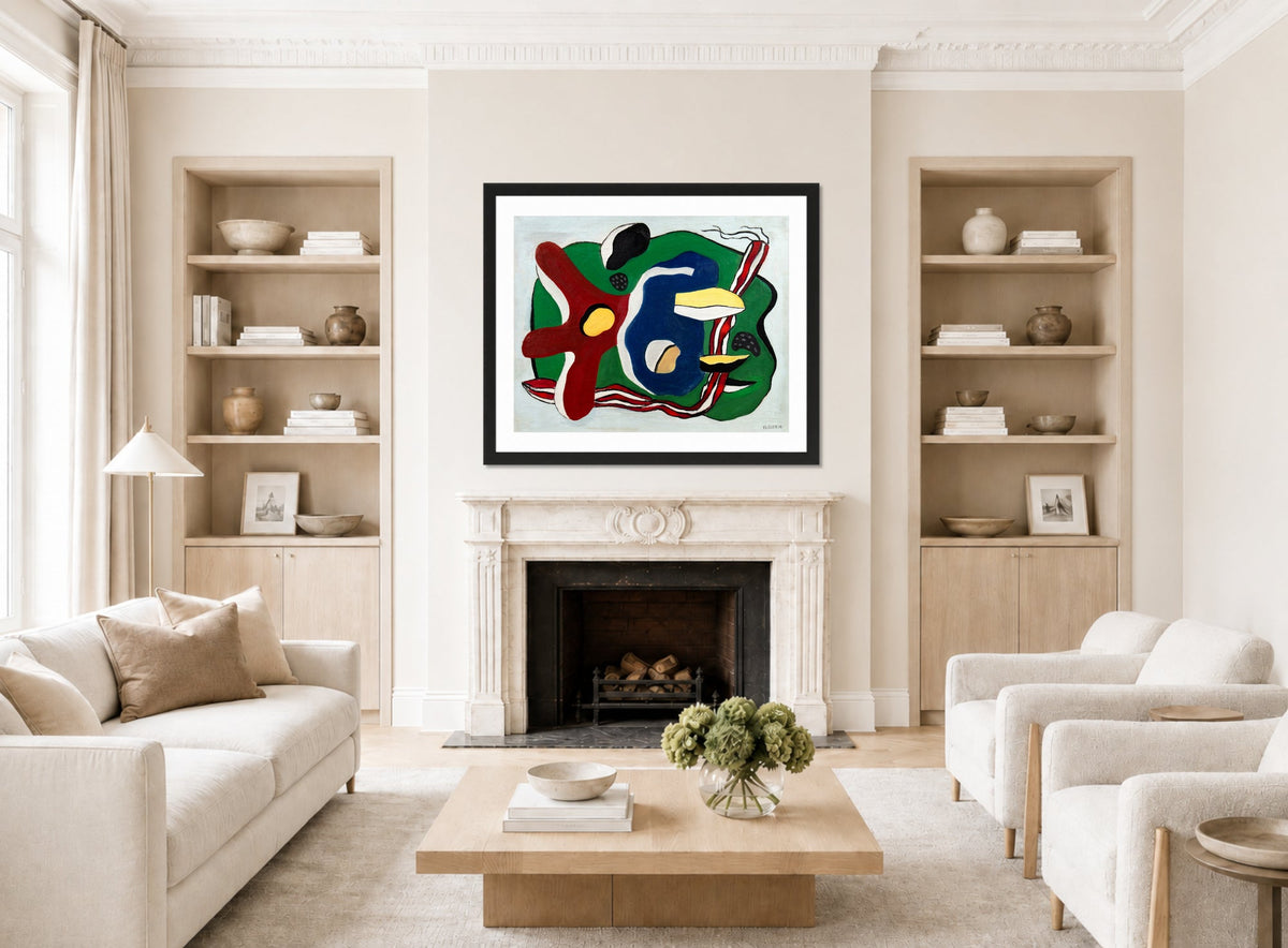 Fernand Léger, L’Étoile de mer — living room roomset