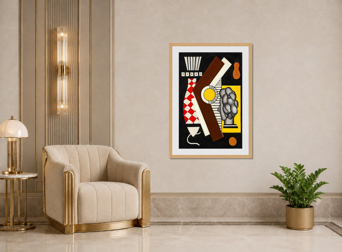 Fernand Léger, Nature morte — art deco roomset