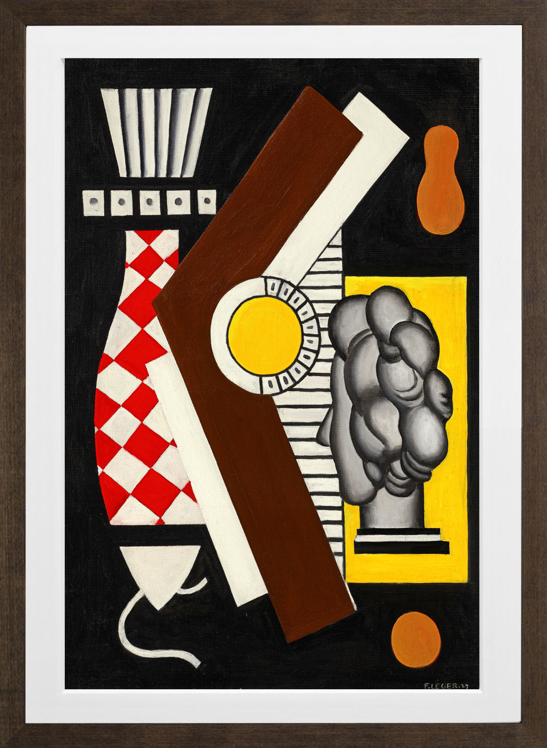 Fernand Léger, Nature morte — brown frame
