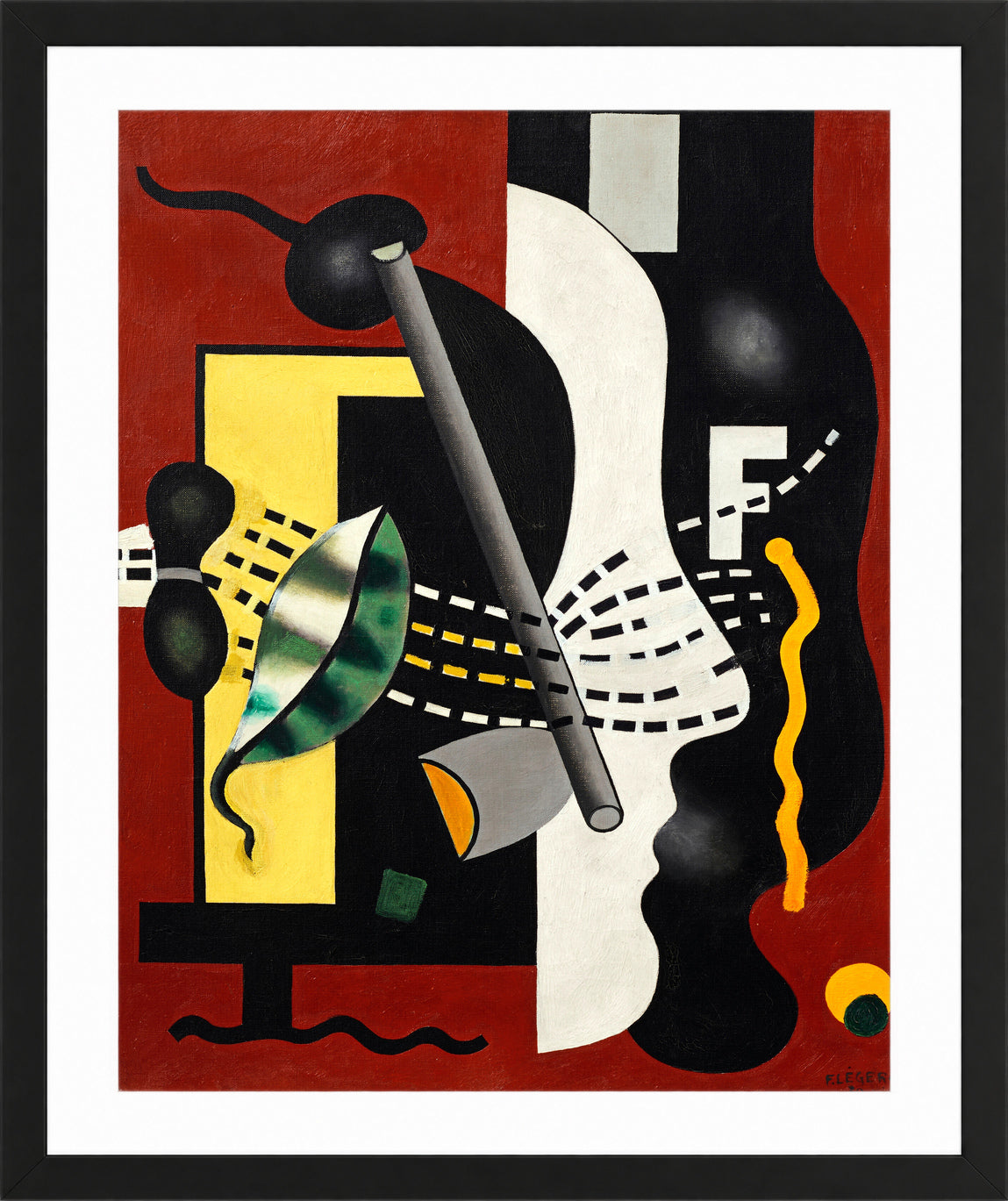 Fernand Léger, Nature morte — black frame