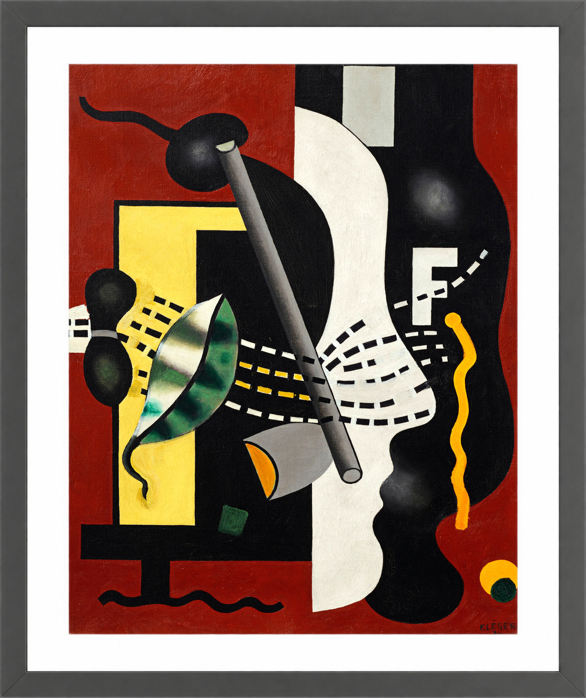 Fernand Léger, Nature morte — dark grey frame