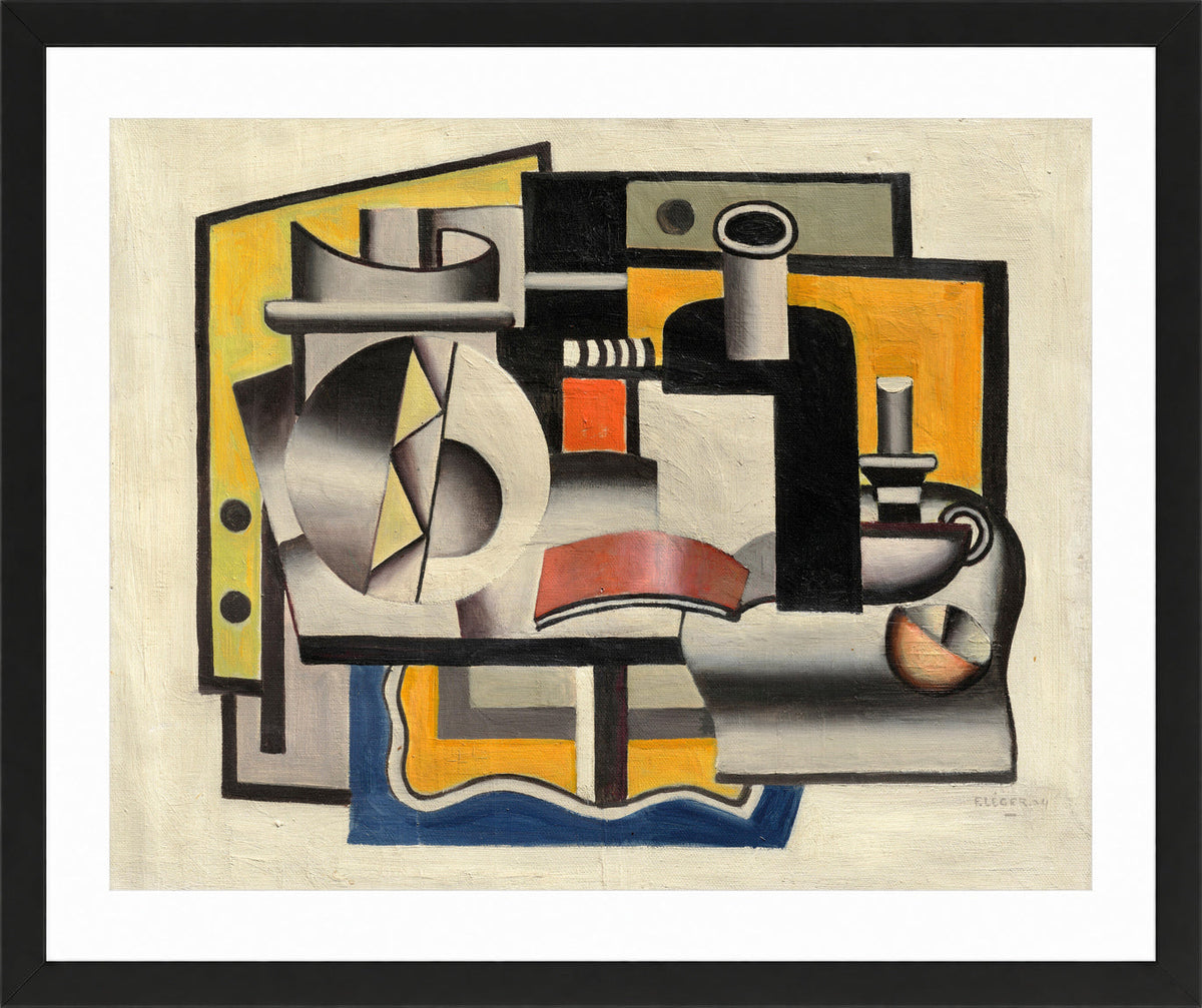 Fernand Léger, Nature morte (1er état) — black frame