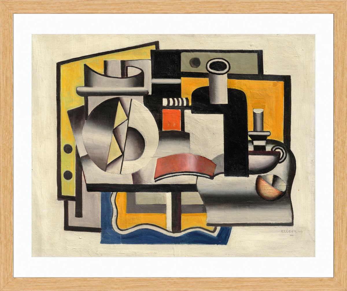 Fernand Léger, Nature morte (1er état) — oak frame