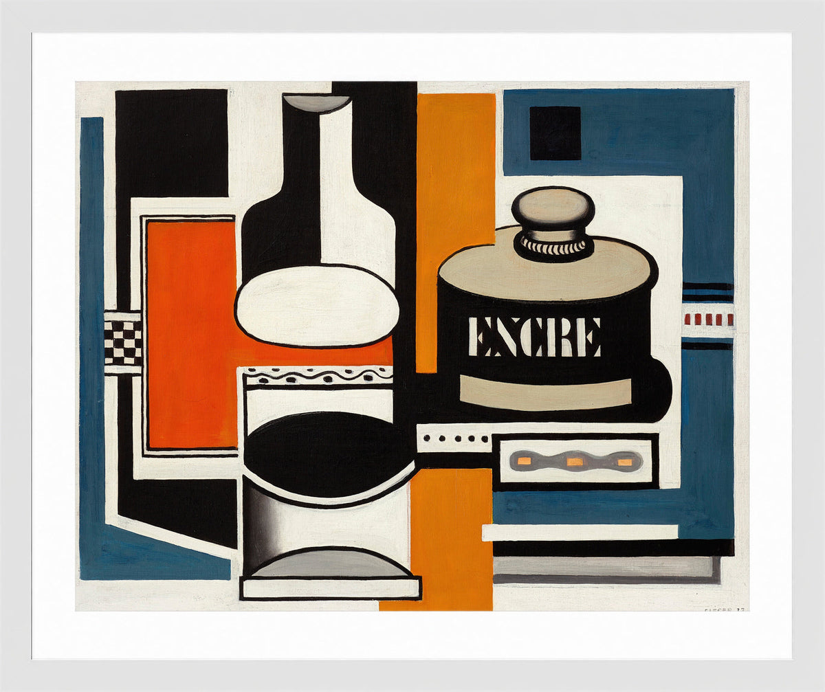 Fernand Léger, Nature morte à l’encrier — white frame