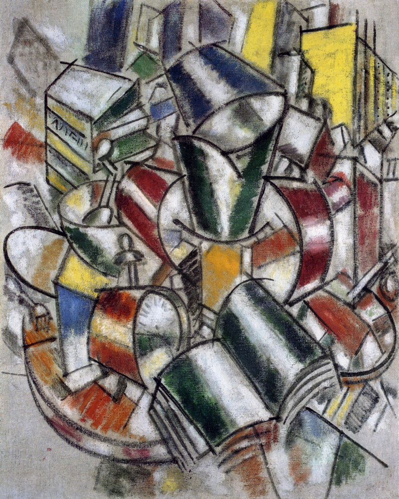 Fernand Leger Print, Nature morte (Still life) as an unframed print