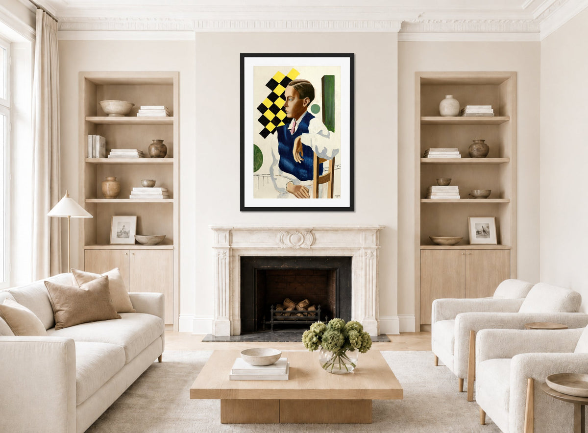 Fernand Léger, Portrait du fils Bignou — living room roomset