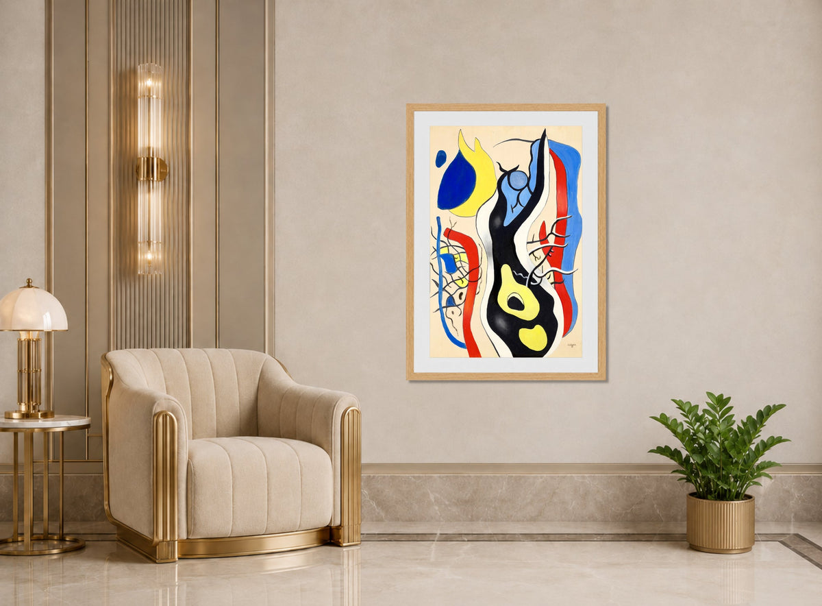 Fernand Léger, Racine — art deco roomset
