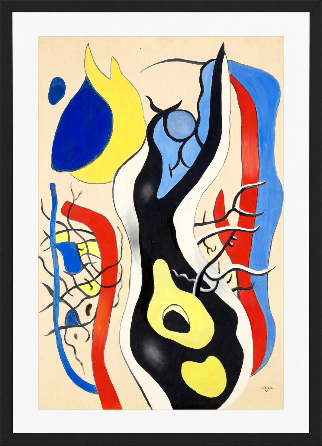 Fernand Léger, Racine — black frame