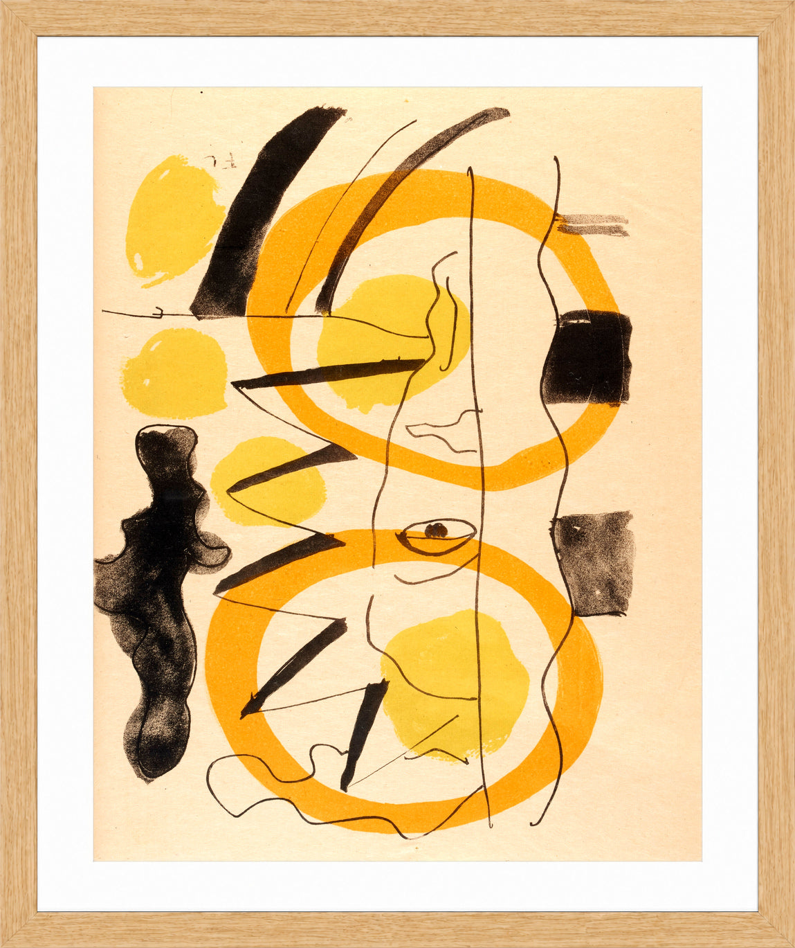 Fernand Léger, Source entière I — oak frame