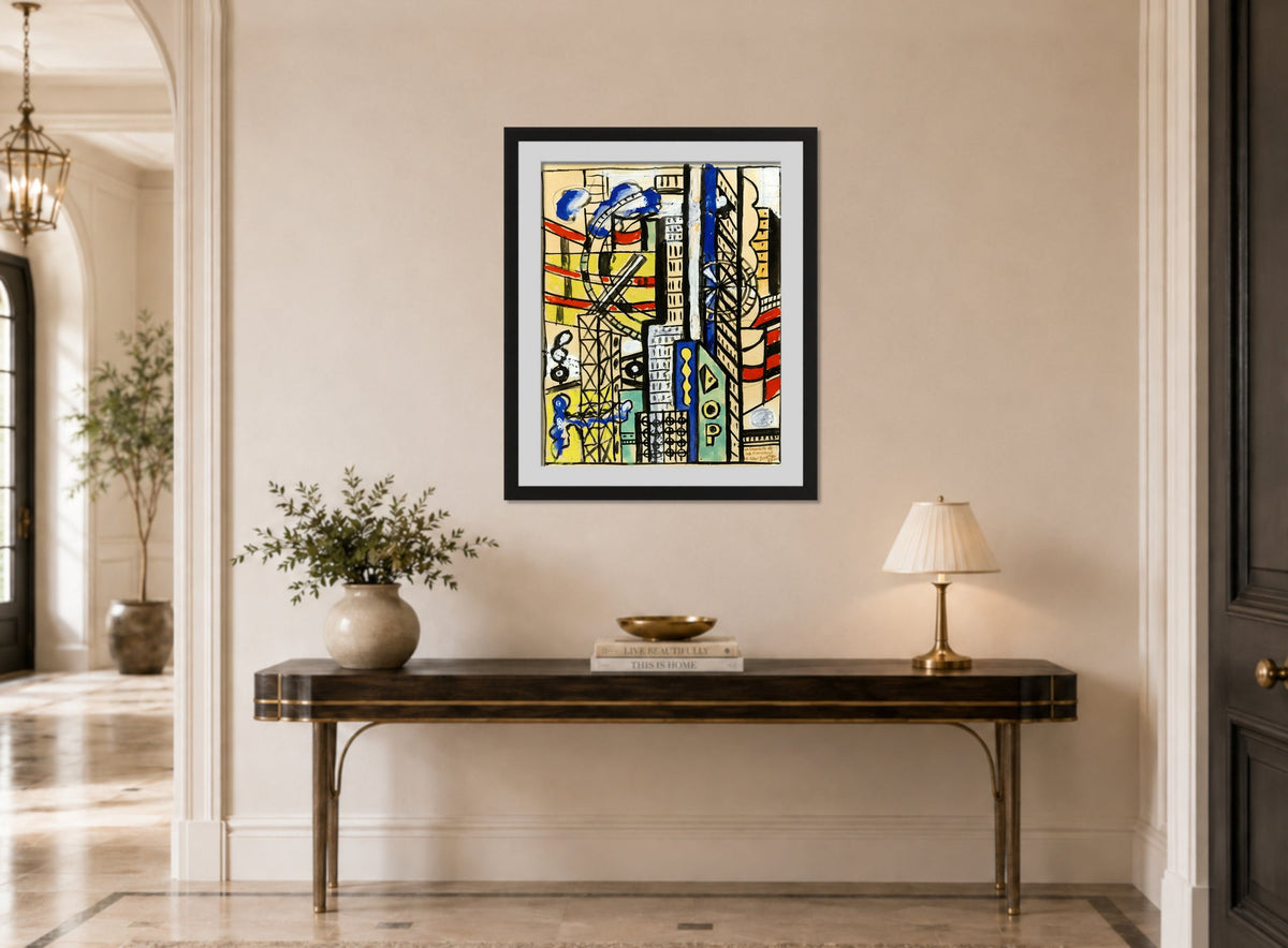 Fernand Léger, Souvenir de New York — hallway