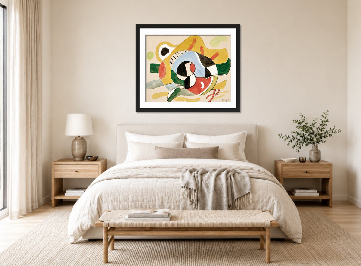 Fernand Léger, Study for the Rockefeller Stairway Mural Commission — bedroom