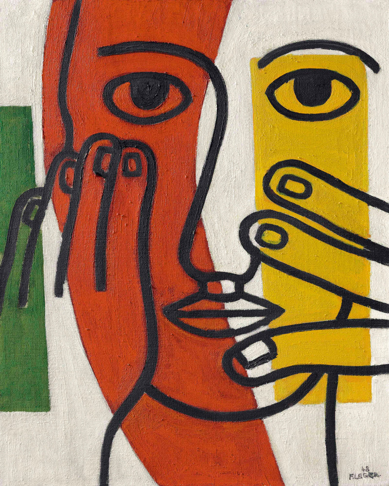 Fernand Léger, Tête de femme (Figure II) — unframed