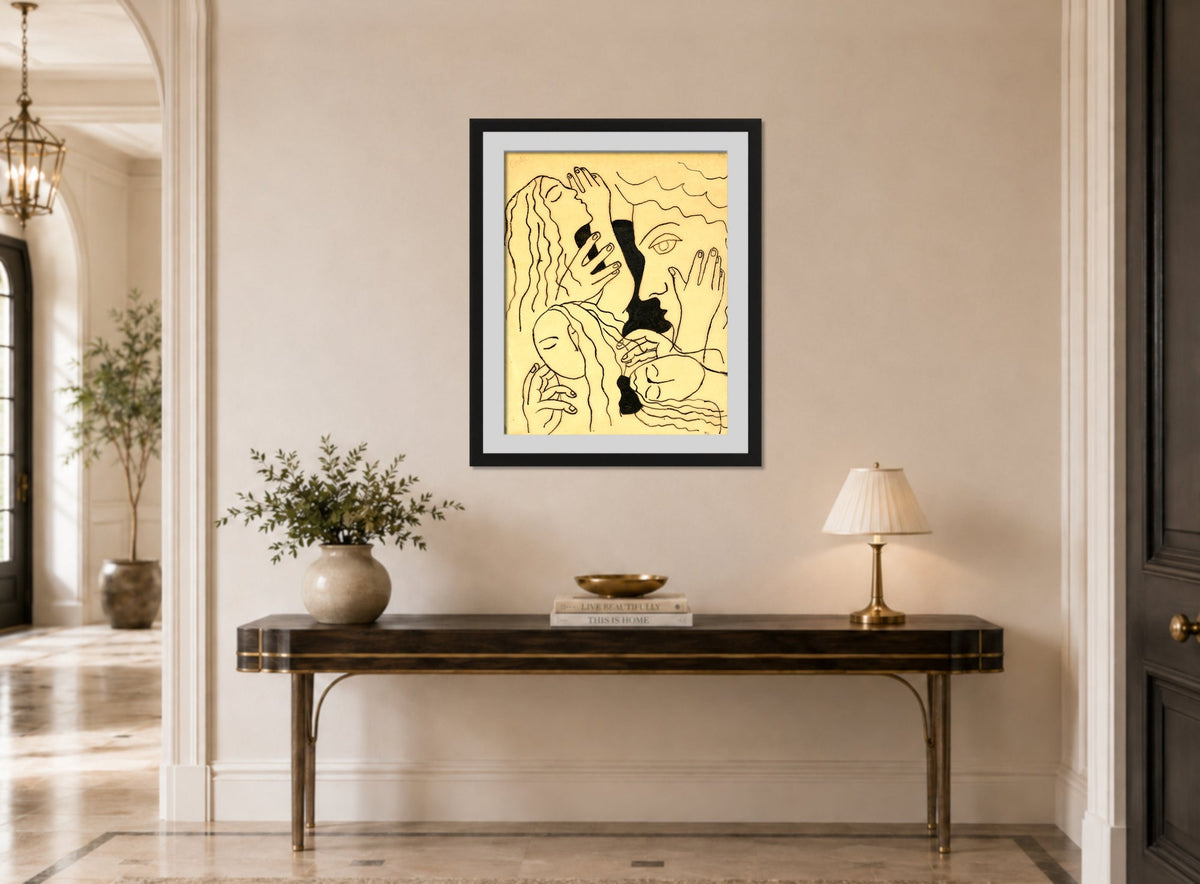 Fernand Léger, Têtes et mains — hallway