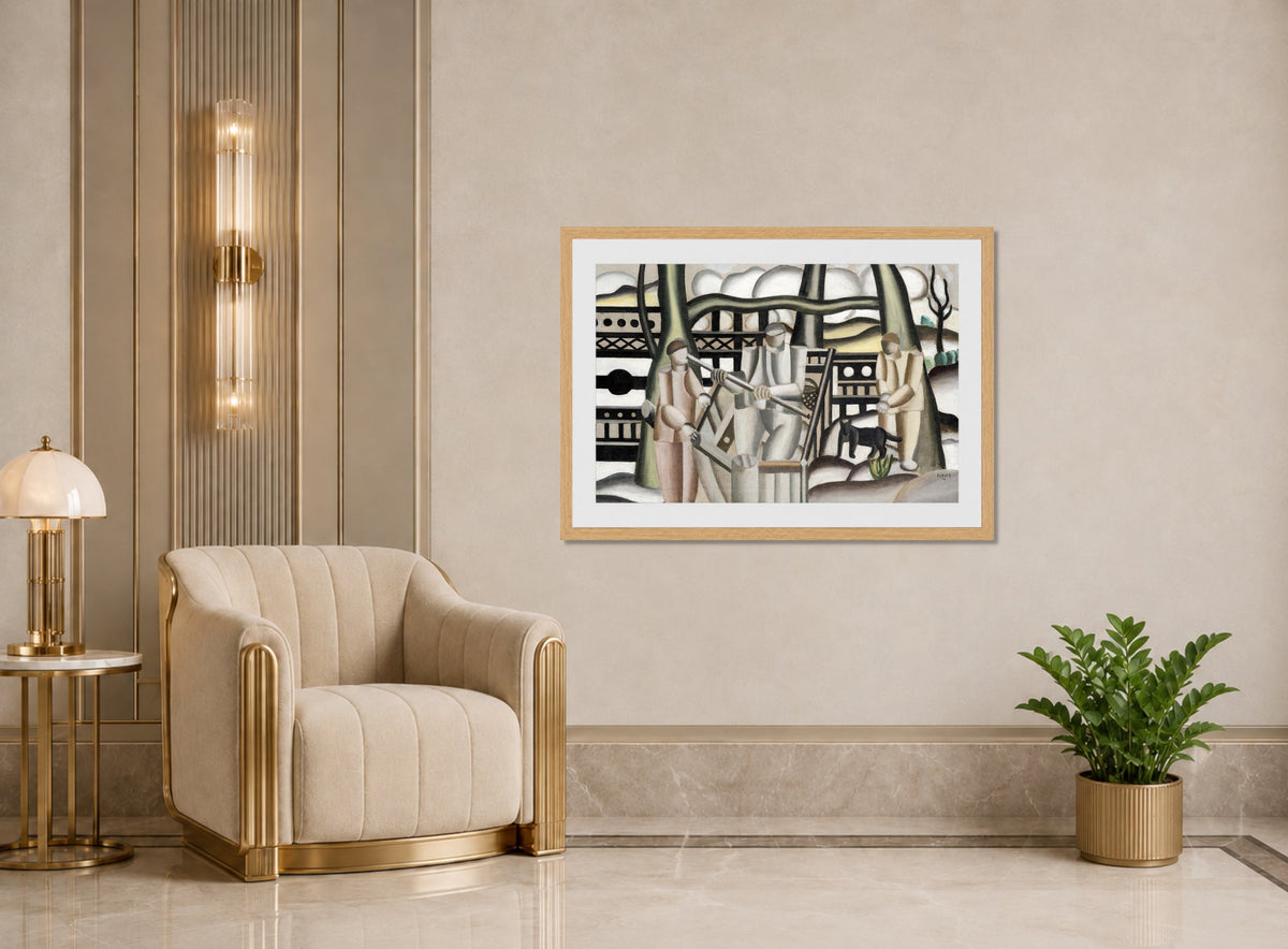 Fernand Léger, The Fishermen — art deco roomset