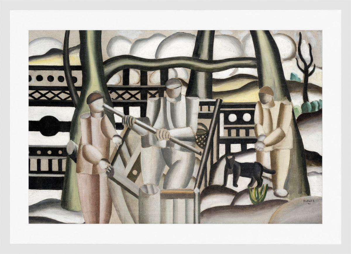 Fernand Léger, The Fishermen — white frame