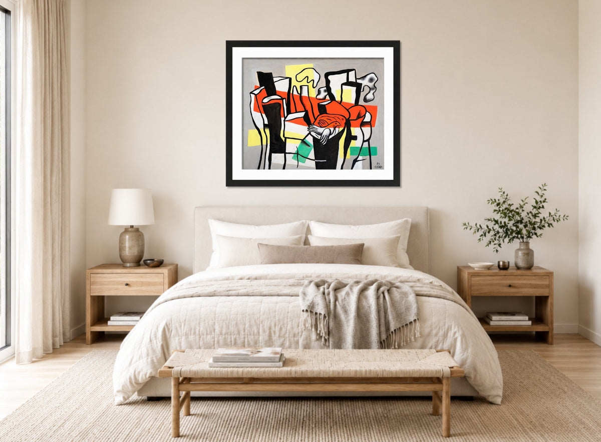 Fernand Léger, Un Oiseau devant les troncs d’arbres — bedroom