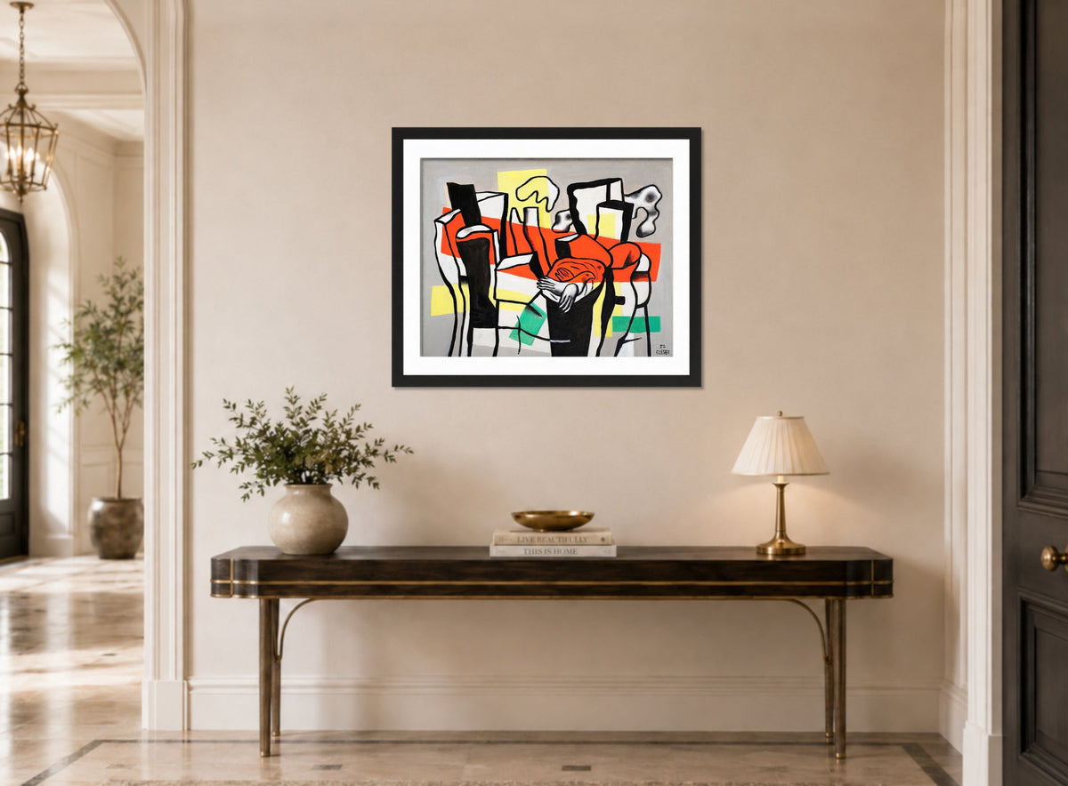Fernand Léger, Un Oiseau devant les troncs d’arbres — hallway