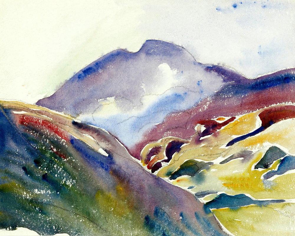 Giovanni Giacometti, Alpine Landscape (Upper Engadin) — unframed
