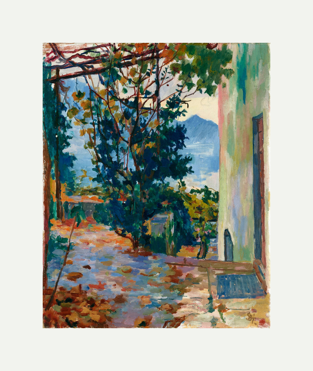 Giovanni Giacometti, Minusio (1926) — rolled canvas