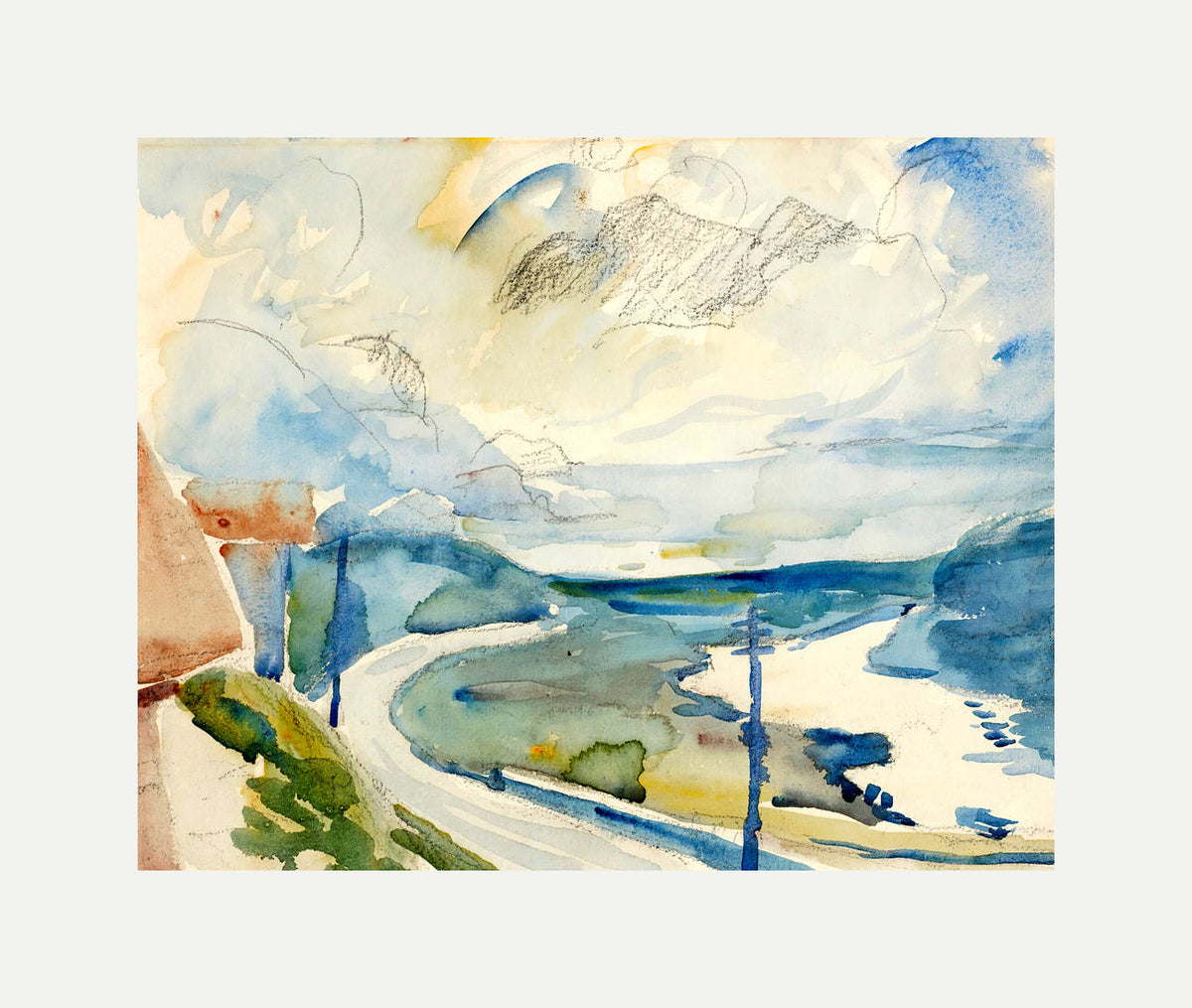Giovanni Giacometti, Morgen bei Maloja — rolled canvas