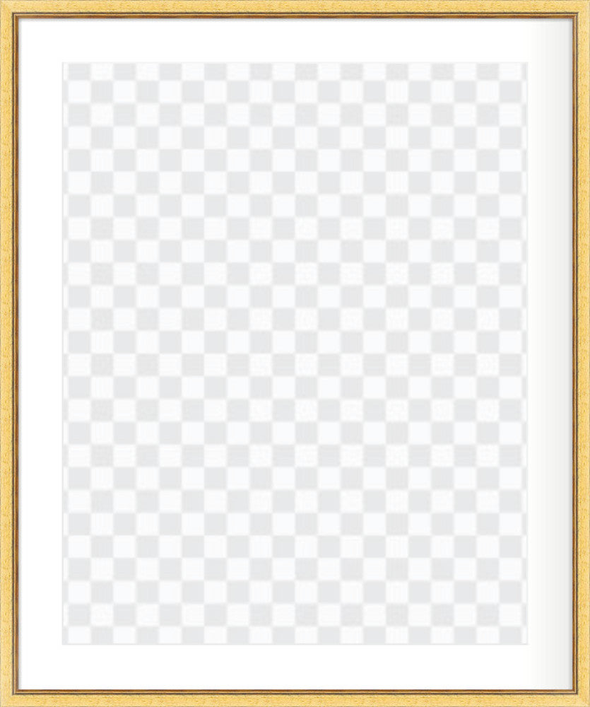 Gold Painted Wooden Frames For Prints - Landscape and Portrait Formats