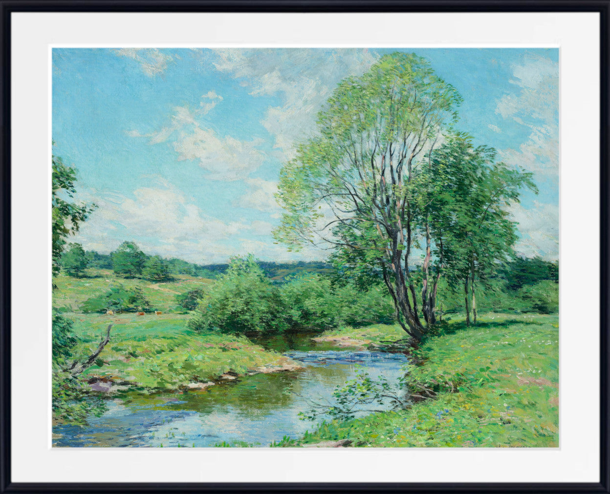 Green idleness by Willard Metcalf