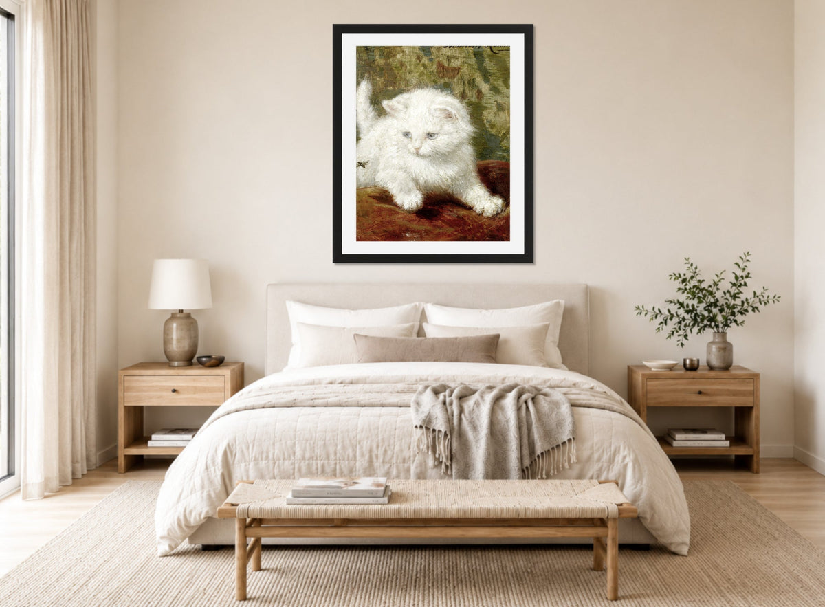 Curiosity by Henriette Ronner-Knip β bedroom