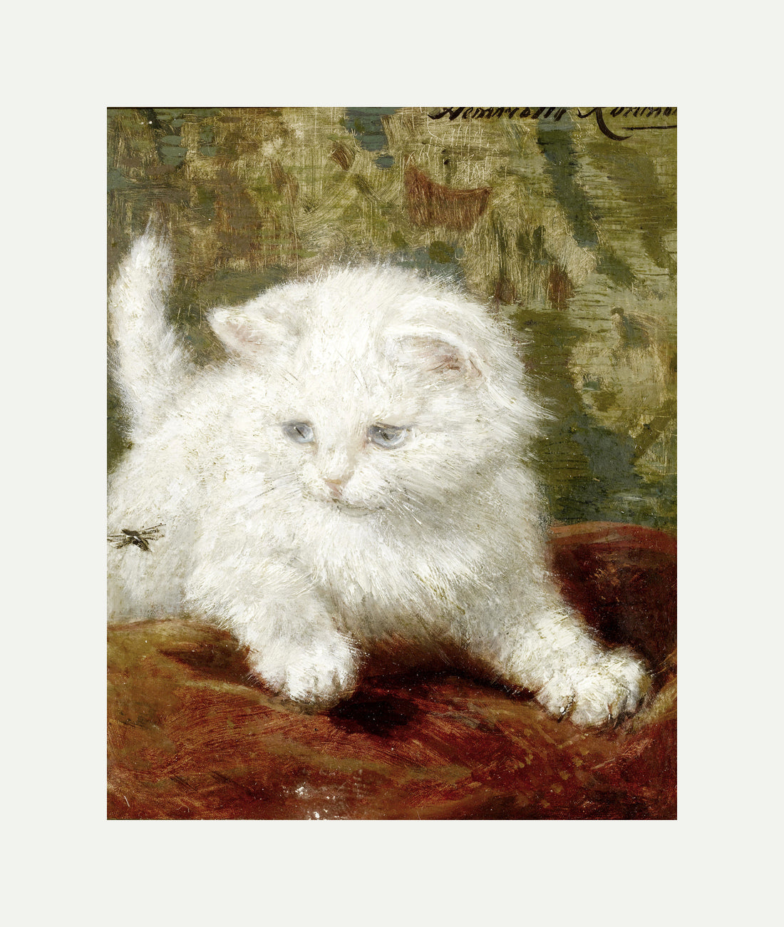 Curiosity by Henriette Ronner-Knip β rolled canvas