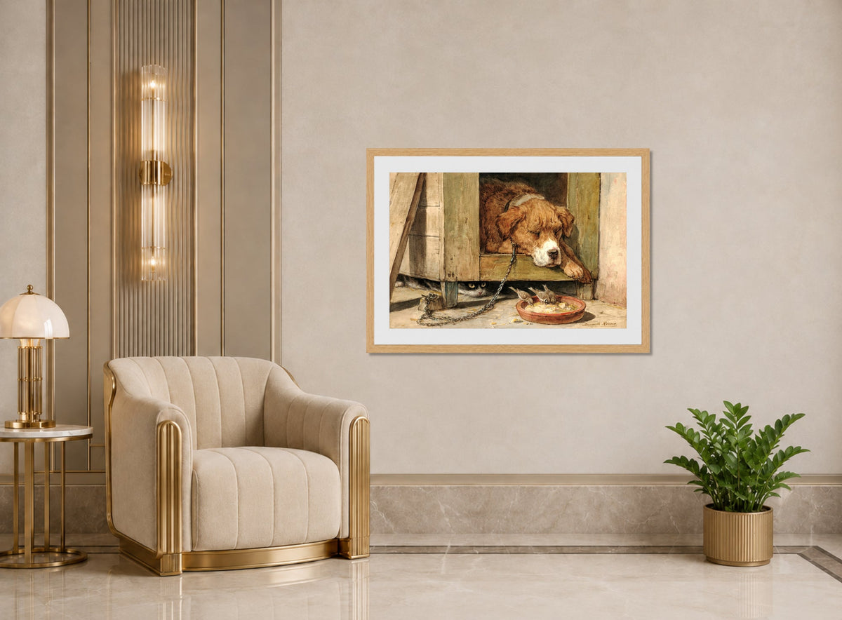 Dangerous Ground by Henriette Ronner-Knip β art deco roomset