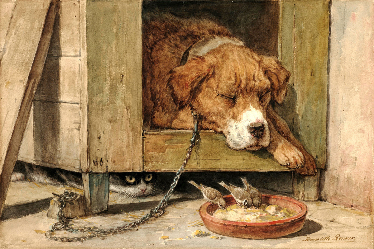 Dangerous Ground by Henriette Ronner-Knip β unframed