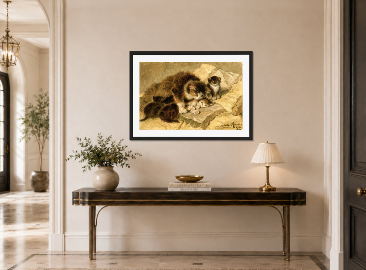 Mother’s Pride (1901) by Henriette Ronner-Knip — hallway