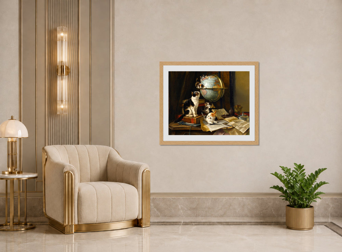 The Globetrotters by Henriette Ronner-Knip β art deco roomset
